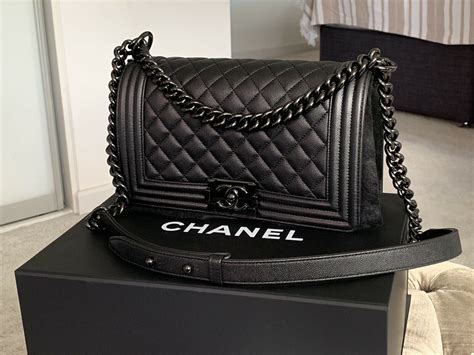 chanel bag boy|chanel black boyfriend bag.